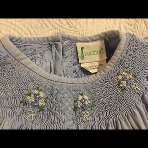 Smocked bishop dress